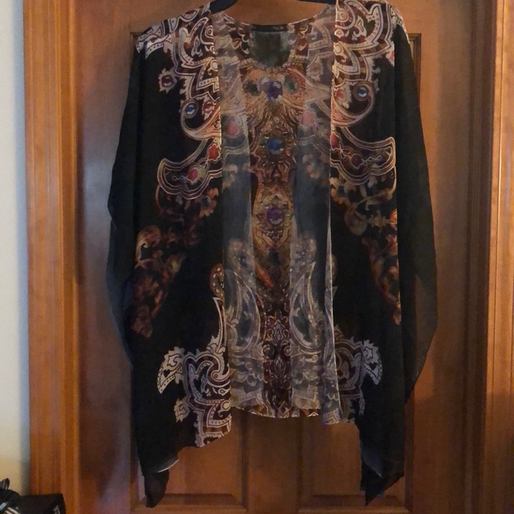 Sheer kimono